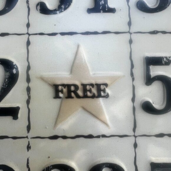 Tin Bingo Wall Hanging Decorative Sign - Picture 5 of 5